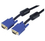 Uniformatic 12022 câble VGA 1,8 m VGA (D-Sub) Noir