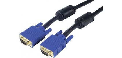 Uniformatic 12022 câble VGA 1,8 m VGA (D-Sub) Noir