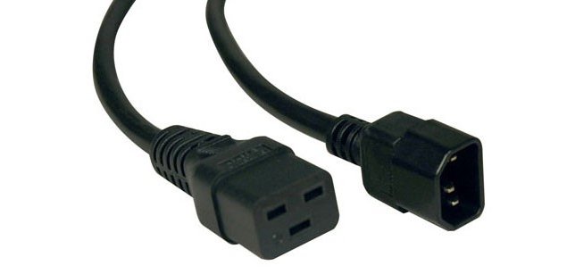 Eaton IEC C14/IEC C19, 10/16 A Negro 2 m C14 acoplador C19 acoplador