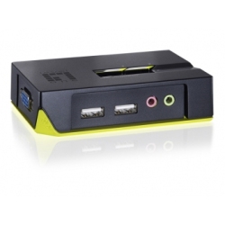CP Technologies KVM-0221 switch per keyboard-video-mouse (kvm) Nero