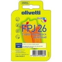 Cartouche olivetti jet d'encre 84436 3 couleurs cyan magenta jaune 150p
