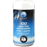 Boîte distributrice de 100 lingettes pour tablettes/smartphones 600103