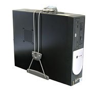 Ergotron Universal CPU-Halterung CPU-Halterung zur Schreibtischmontage Grau