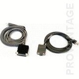 Datalogic CAB-408 RS-232 Pwr Coil 9-Pin Fem cable de serie DB-9