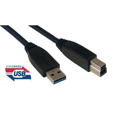 MCL MC923AB-2M/N câble USB USB A USB B Noir