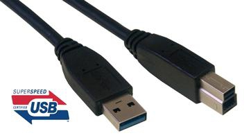 MCL Samar - câble USB 2.0 type A / B mâle - 5m