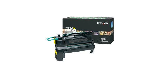 Lexmark C792X1YG Cartouche de toner 1 pièce(s) Original Jaune