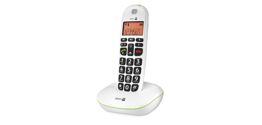 Doro PhoneEasy 100w Identification de l'appelant Blanc