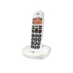 Doro PhoneEasy 100w Identification de l'appelant Blanc