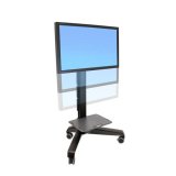 Ergotron Neo-Flex Mobile MediaCenter UHD Nero Pannello piatto Carrello multimediale