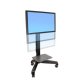 Ergotron Neo-Flex Mobile MediaCenter UHD Nero Pannello piatto Carrello multimediale