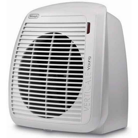 Radiateur soufflant 2000W, thermostat ajustable - Dimensions : L23,8 x H25,4 x P17,7 cm Blanc