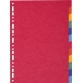 Jeu d'intercalaires 12 positions en carte lustrée 3/10e format A4 225g