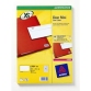 Avery L7552-25 self-adhesive label Transparent 500 pc(s)