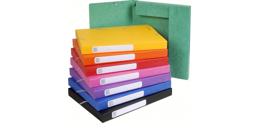 Boite de classement Cartobox Dos 25mm Carte lustrée - A4