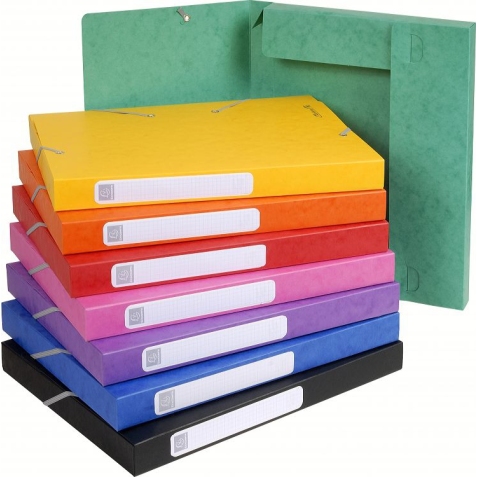Boite de classement Cartobox Dos 25mm Carte lustrée - A4