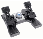 Logitech G Flight Rudder Pedals Noir, Argent USB 2.0 simulation de vol Analogique/Numérique PC