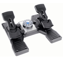 Logitech G Flight Rudder Pedals Negro, Plata USB 2.0 Simulador de Vuelo Analógico/Digital PC