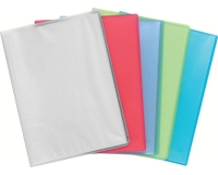 Protège-documents en polypropylène semi rigide Chromaline 100 vues - A4 - Couleurs assorties