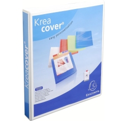Classeur personnalisable Kreacover, A4 Maxi, blanc