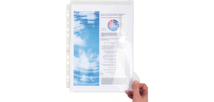 Exacompta 5505E album fotografico e portalistino Trasparente A4