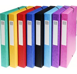 Boîte de classement, A4, dos 40 mm, assorti