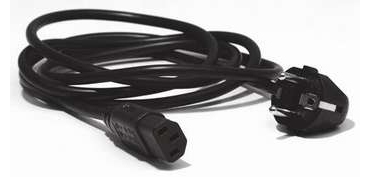 Belkin F3A225CP1.8M-P cable de transmisión Negro 1,8 m C13 acoplador Enchufe tipo F