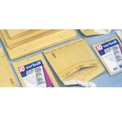 Busta imbottita Sacboll - C (17 x 27 cm) - carta - avana - Blasetti - conf. 10 pezzi