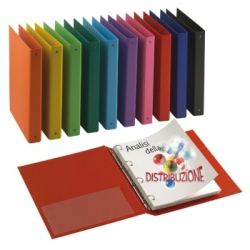 SEI Rota Nettuno 40 A4 4D ring binder Blue
