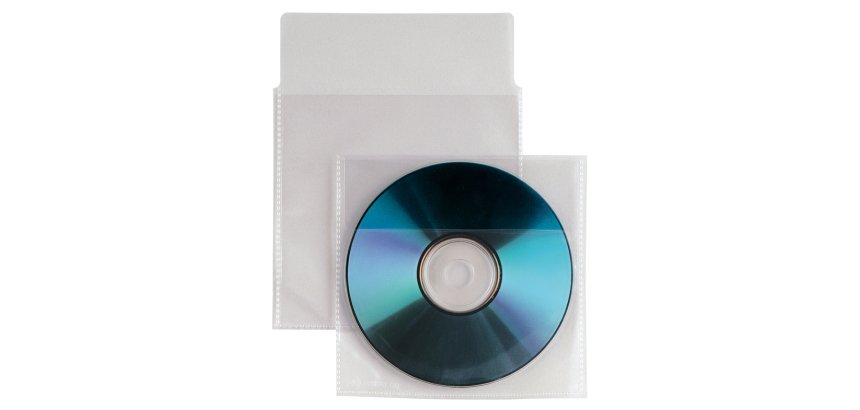 Buste a sacco Insert CD - patella di chiusura - PP - Sei Rota - conf. 25 pezzi