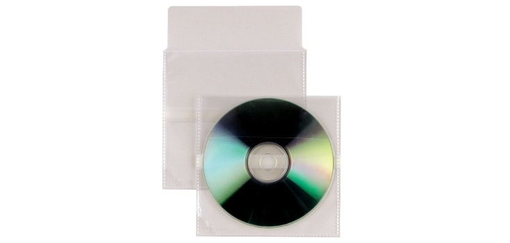 Buste a sacco Insert CD A - patella di chiusura - striscia adesiva - PP - Sei Rota - conf. 25 pezzi