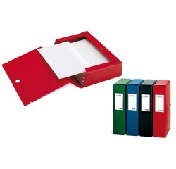 SEI Rota Scatto box file Red PVC