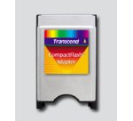 Transcend CompactFlash Adapter lecteur de carte mémoire Argent