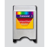 Transcend CompactFlash Adapter lecteur de carte mémoire Argent