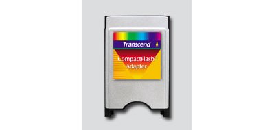 Transcend CompactFlash Adapter lecteur de carte mémoire Argent