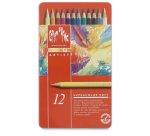 Crayons de couleur SUPRACOLOR, étui métal de 12