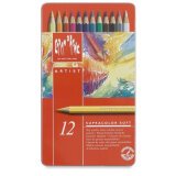 Boîte métal de 12 crayons de couleur Aquarellables SUPRACOLOR