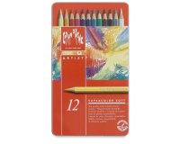 Crayons de couleur SUPRACOLOR, étui métal de 12