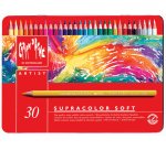 Crayons de couleur SUPRACOLOR, étui métal de 30