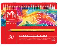 Crayons de couleur SUPRACOLOR, étui métal de 30