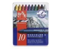 Pastel à la cire aquarellable NEOCOLOR II, étui