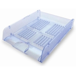 Vaschetta portacorrispondenza TR25310 - 26 x 34 x 6 cm - azzurro trasparente - Arda