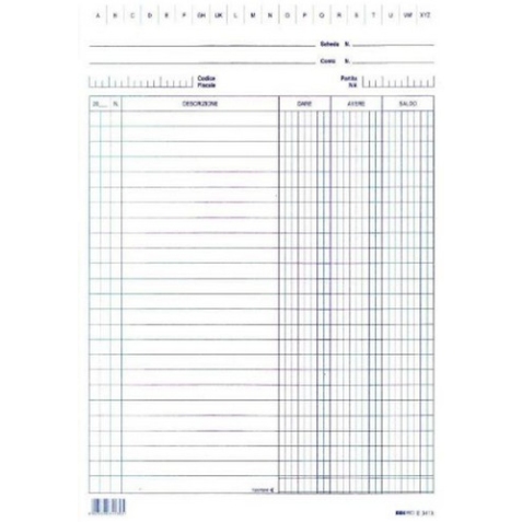 Edipro E3413BL modulo e libro contabile