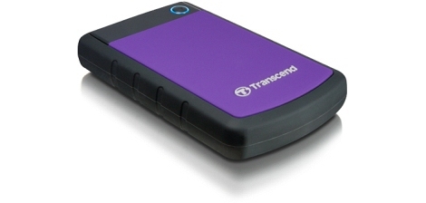 Transcend StoreJet TS1TSJ25H3P disque dur externe 1 To 5400 tr/min 2.5" Micro-USB B 3.2 Gen 1 (3.1 Gen 1) Noir, Violet