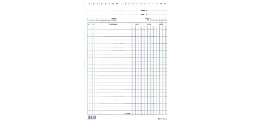Edipro E3266BL accounting form/book