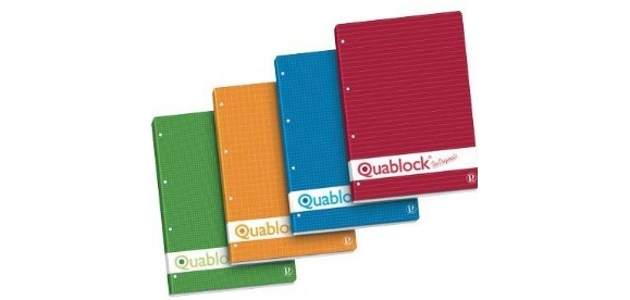 Pigna quablock A4 ricambi per quaderni 210 x 297 mm (A4) 250 fogli