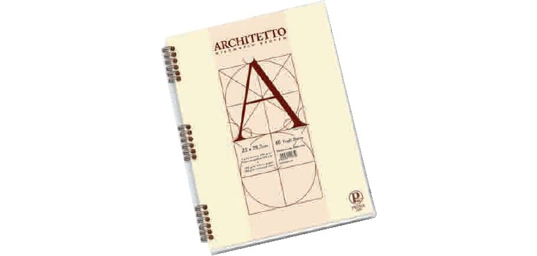 Pigna Architetto writing notebook Beige