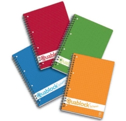 Pigna Quablock writing notebook Red
