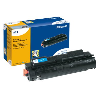 Toner laser pelikan compatible imprimantes hp c4192a cyan