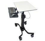 Ergotron TeachWell Mobile Digital Workspace Graphite, Gris Panier multimédia